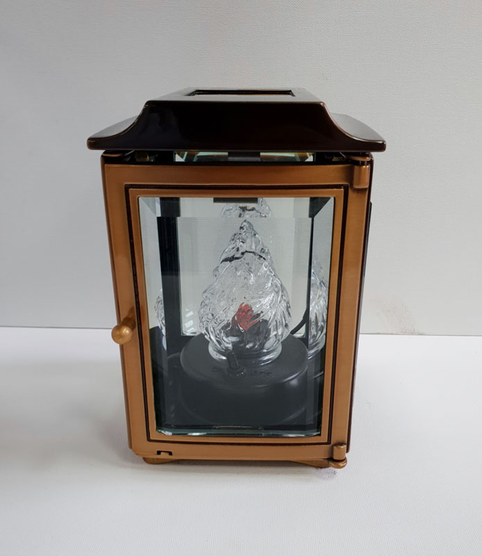 Brass Surround Solar Light Rooney Monumental